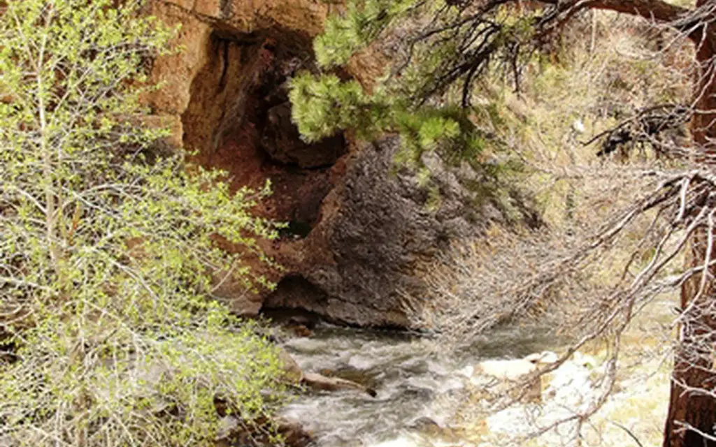 Outlaw Cave Campground, a BLM campground