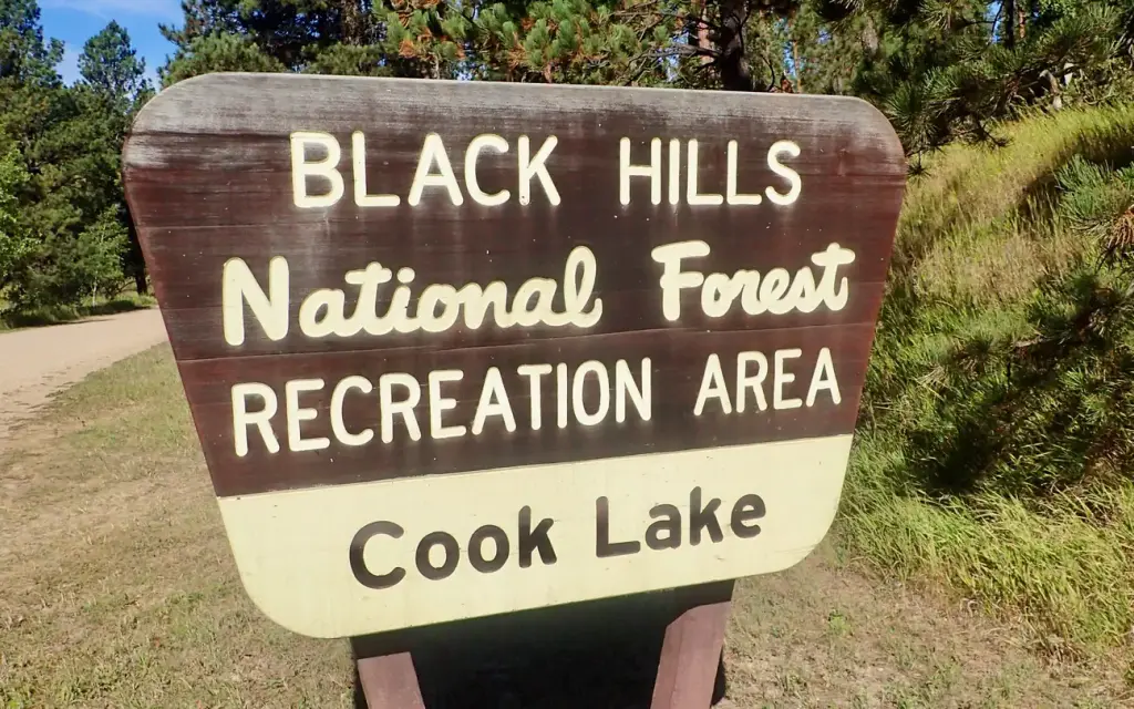 Cook Lake Rec Area, a Forest Service campground