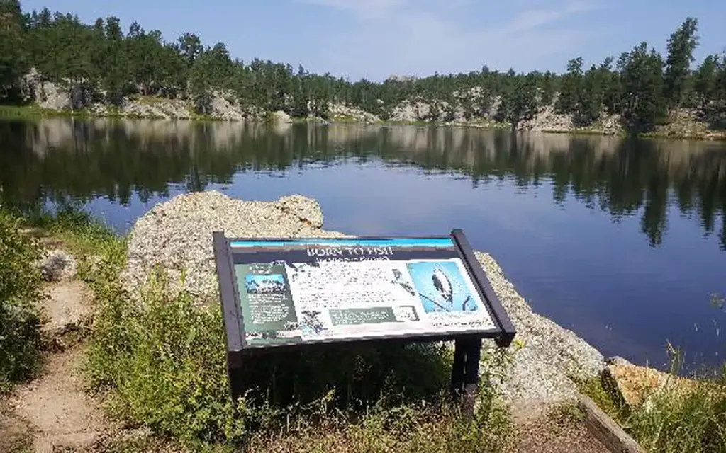 Bismark Lake, a Forest Service campground