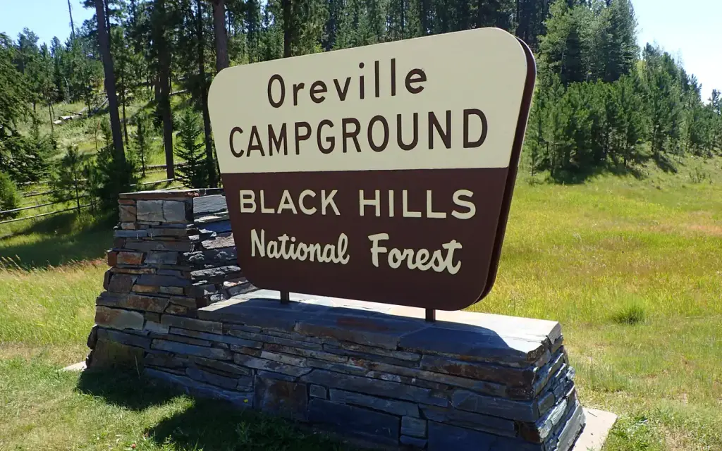 Oreville Campground, a Forest Service campground
