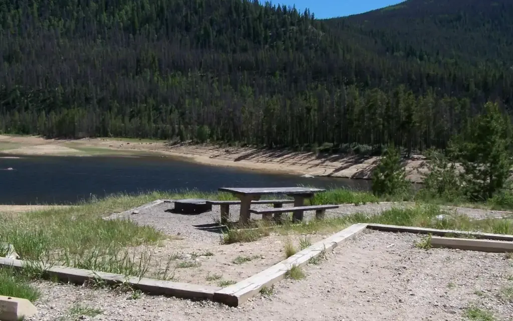 Arapaho Bay, a Forest Service campground