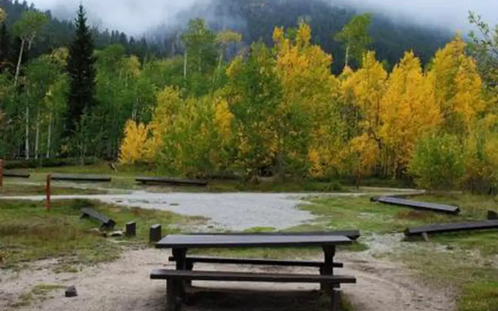 Collegiate Peaks, a Forest Service campground