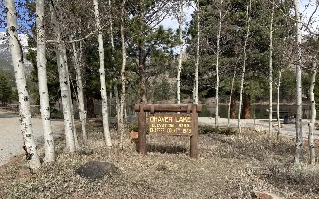 Ohaver Lake, a Forest Service campground