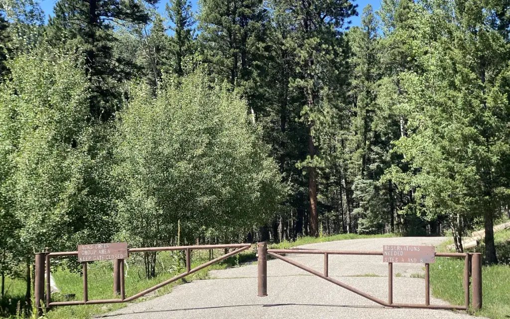 Jacks Creek Group Area, a Forest Service group camp