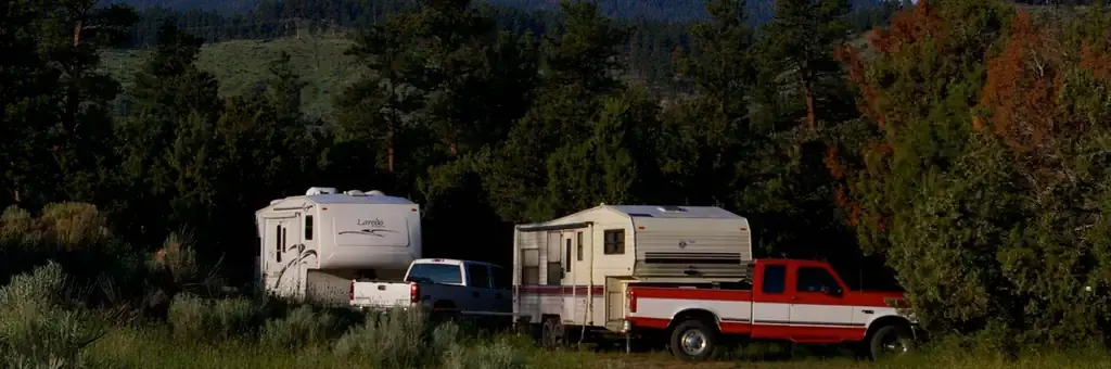 Arch Dam Campground, a Forest Service group camp