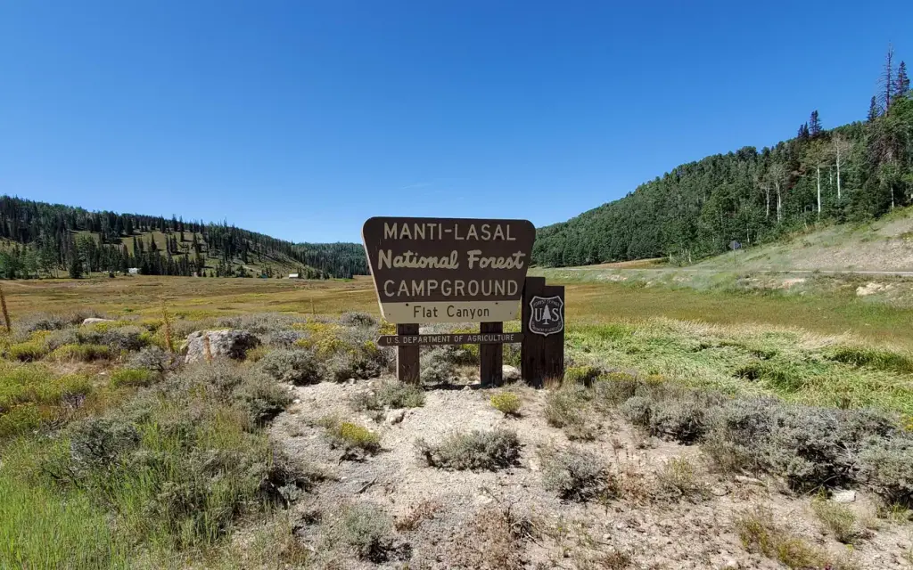 Flat Canyon, a Forest Service campground