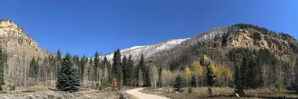 Old Folks Flat, a Forest Service campground