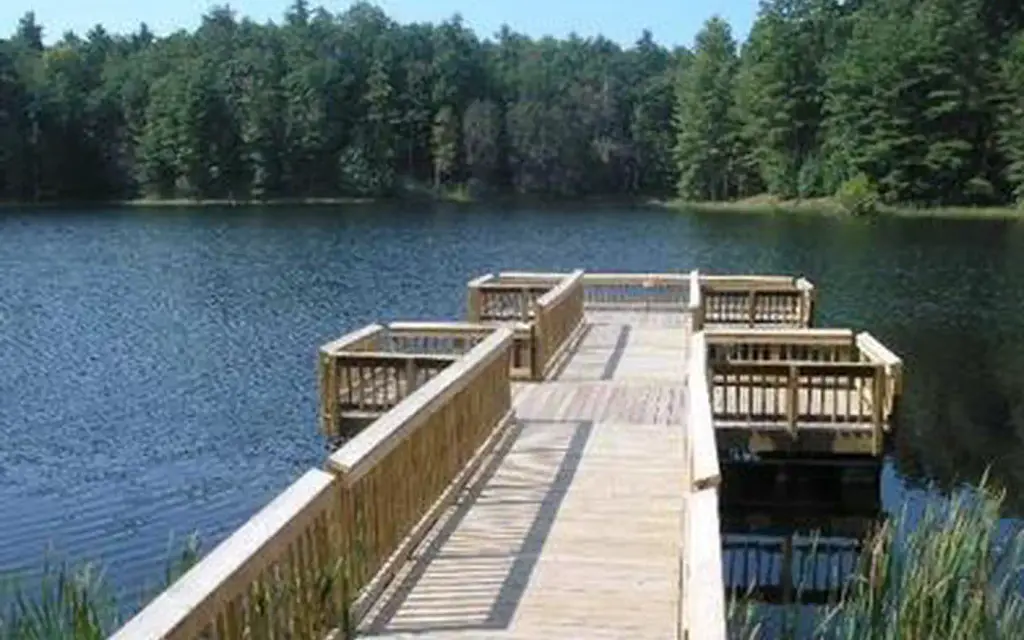 Lake Sherwood, a Forest Service campground
