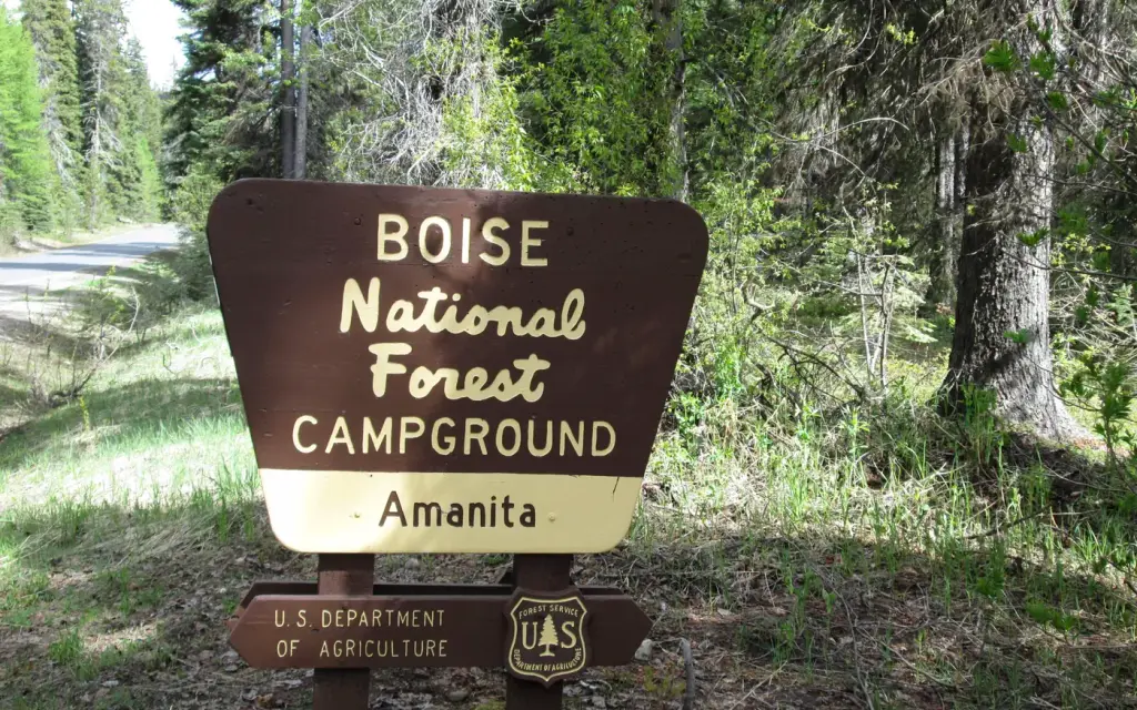 Amanita, a Forest Service campground