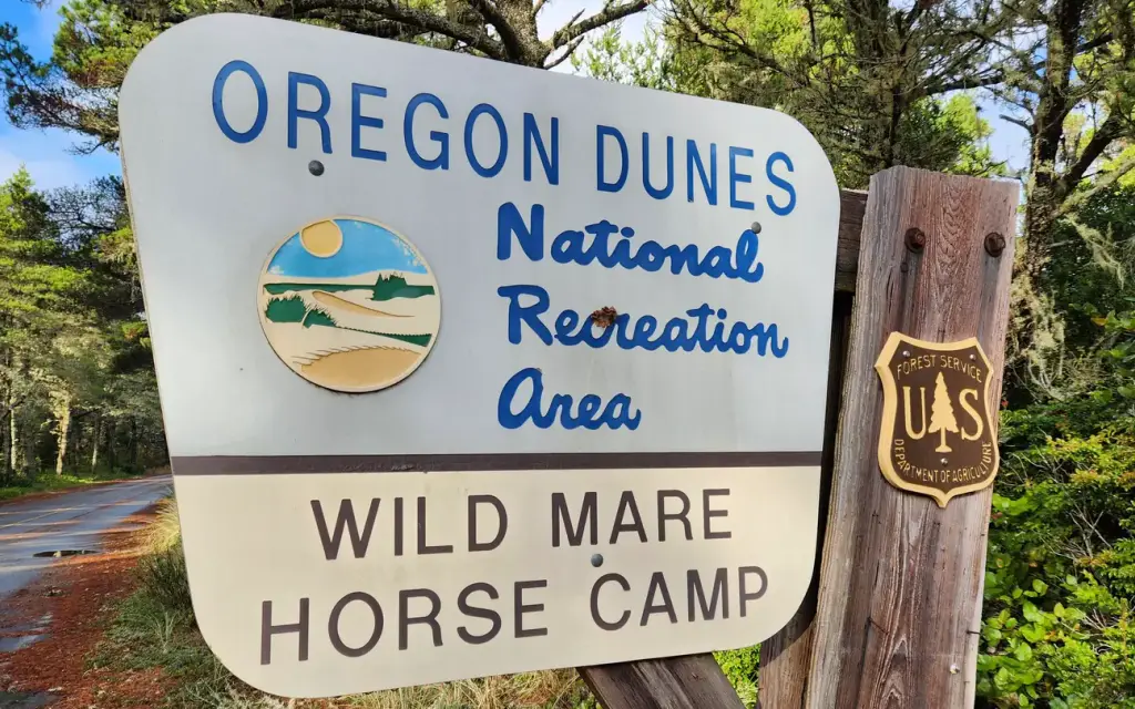 Wild Mare Horse Camp, a Forest Service campground