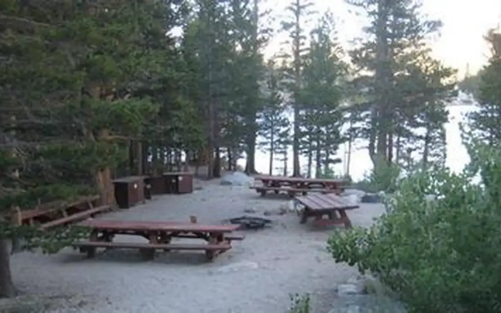Rock Creek Lake Group Camp, a Forest Service group camp