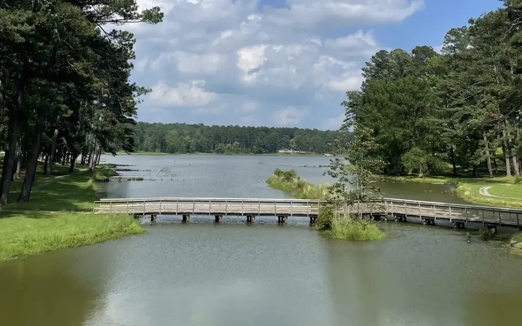 Choctaw Lake, a Forest Service campground