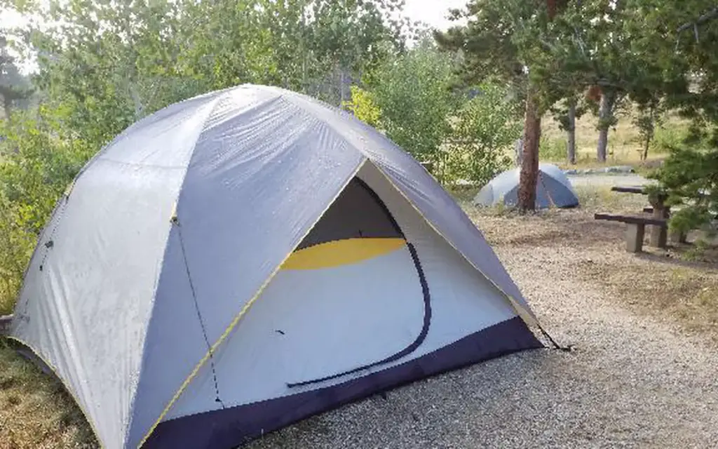 Kelly Dahl, a Forest Service campground
