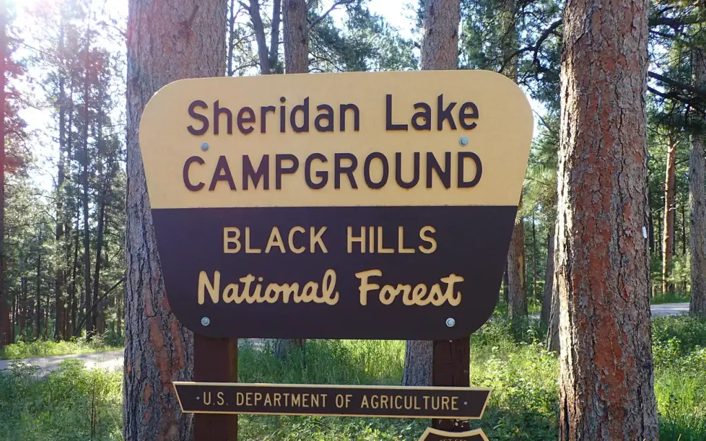 Sheridan Lake, a Forest Service campground