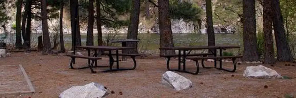 Elks Flat Campground, a Forest Service group camp