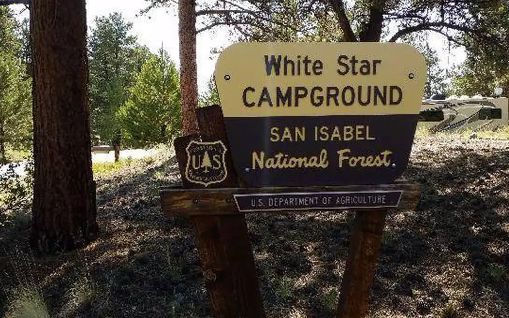 White Star, a Forest Service campground