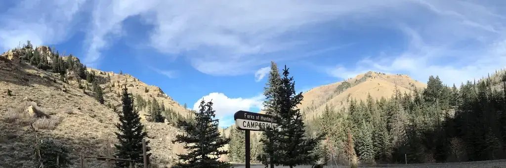 Forks of Huntington, a Forest Service campground