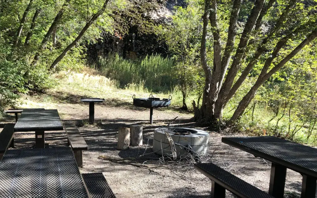 Maple Canyon, a Forest Service campground