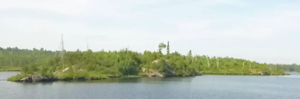 Iron Lake, a Forest Service campground
