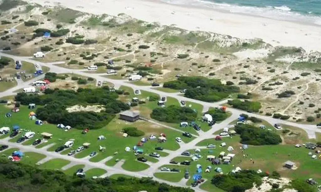 Ocracoke Campground, a National Park Service campground