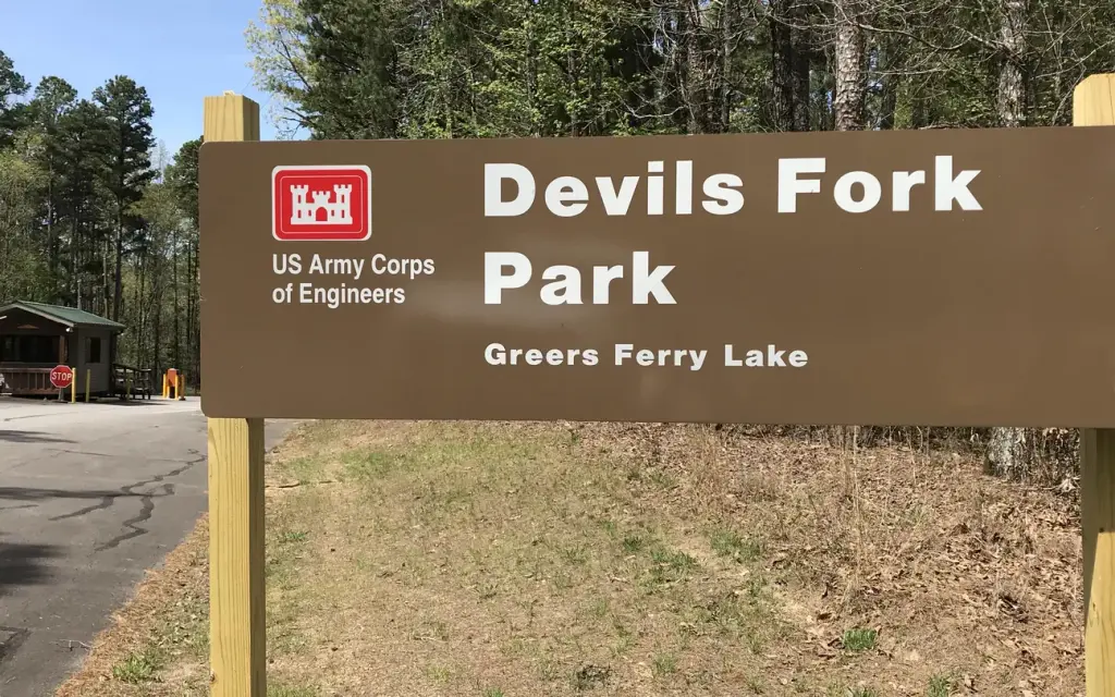 Devils Fork, an Army Corps campground