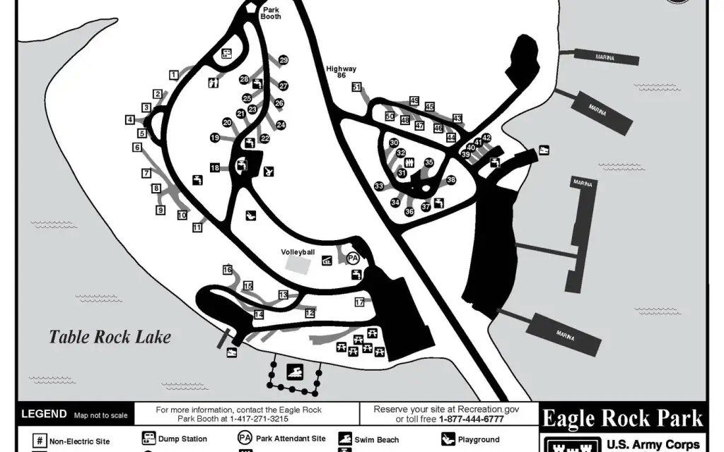 Eagle Rock, an Army Corps campground