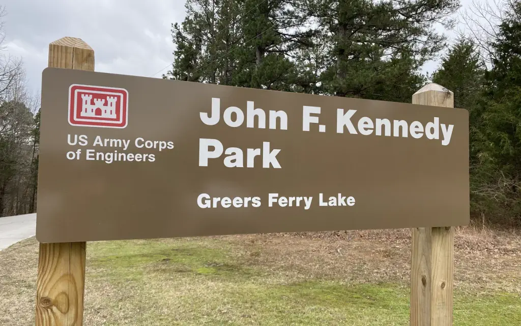 John F Kennedy, an Army Corps campground