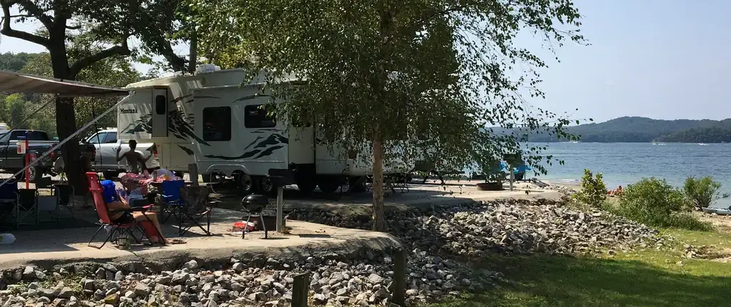 Lillydale Campground and Day Use, an Army Corps campground