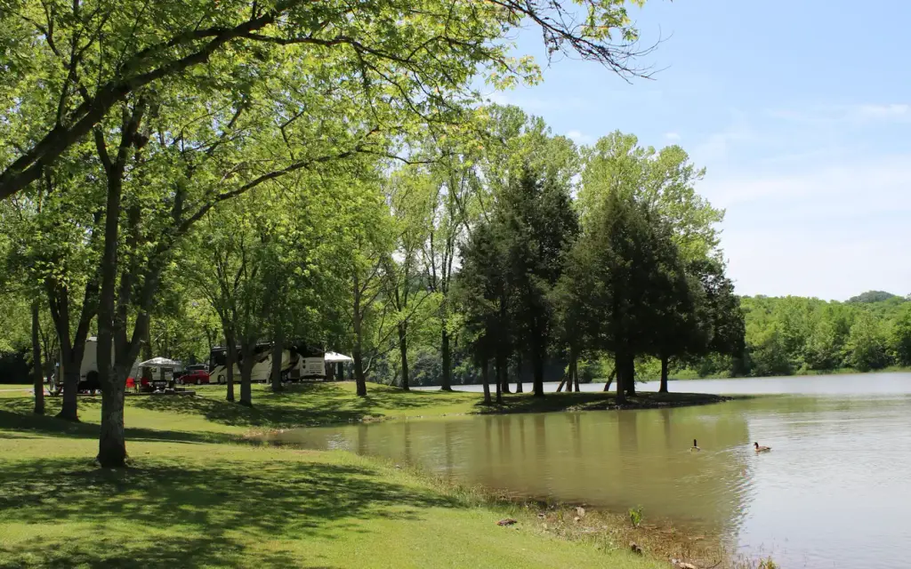 Salt Lick Creek, an Army Corps campground