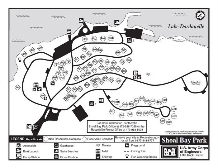 Shoal Bay, an Army Corps campground
