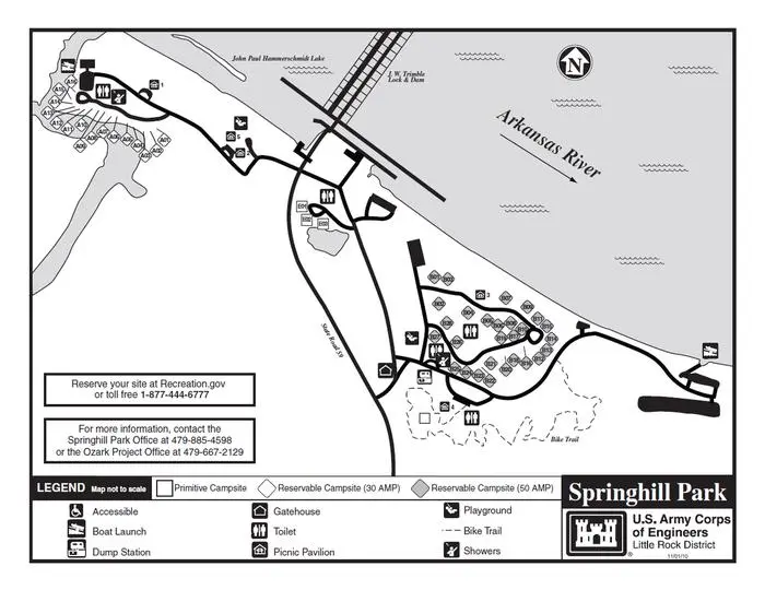 Springhill, an Army Corps campground