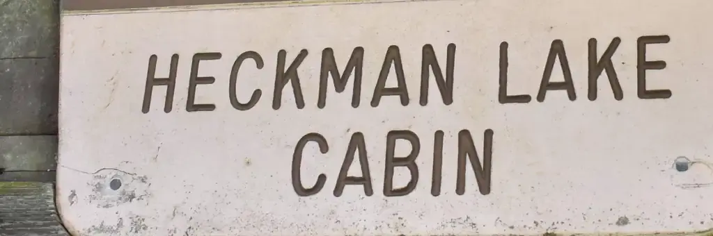 Heckman Lake Cabin, a Forest Service cabin rental