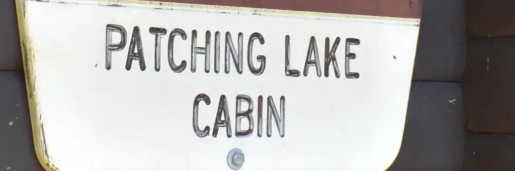 Patching Lake Cabin, a Forest Service cabin rental