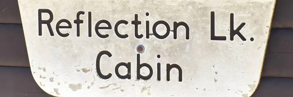 Reflection Lake Cabin, a Forest Service cabin rental