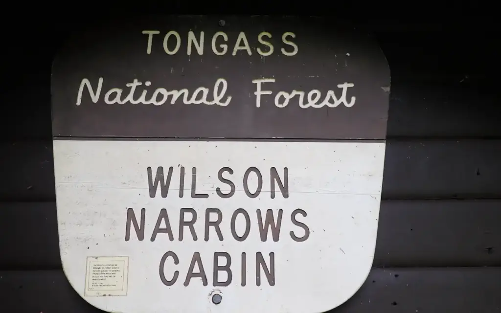 Wilson Narrows Cabin, a Forest Service cabin rental