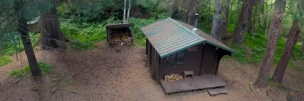 Sitkoh Lake (West) Cabin, a Forest Service campground