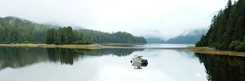 Moser Island Cabin, a Forest Service campground