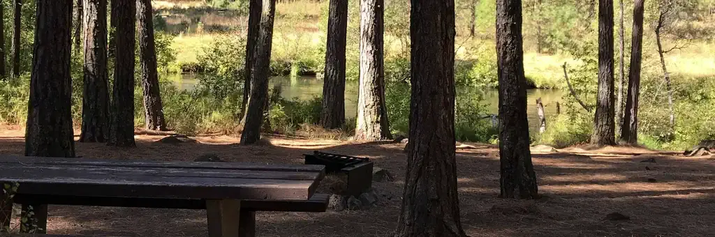 Smiling River Campground, a Forest Service campground