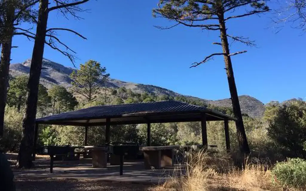 Reef Townsite Group Area, a Forest Service group camp