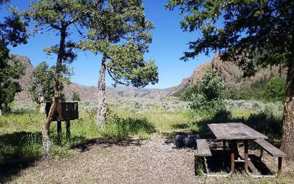 Clearwater Campground, a Forest Service campground