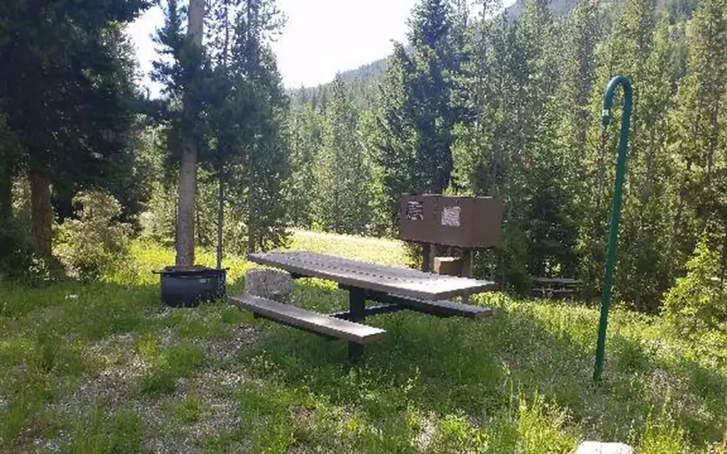 Threemile Campground, a Forest Service campground