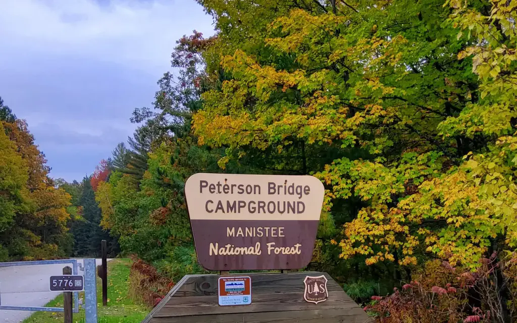 Peterson Bridge, a Forest Service campground