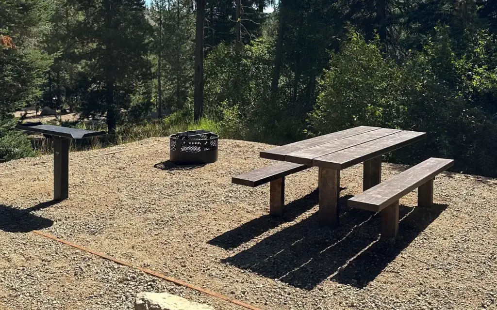 Edna Creek Campground, a Forest Service campground