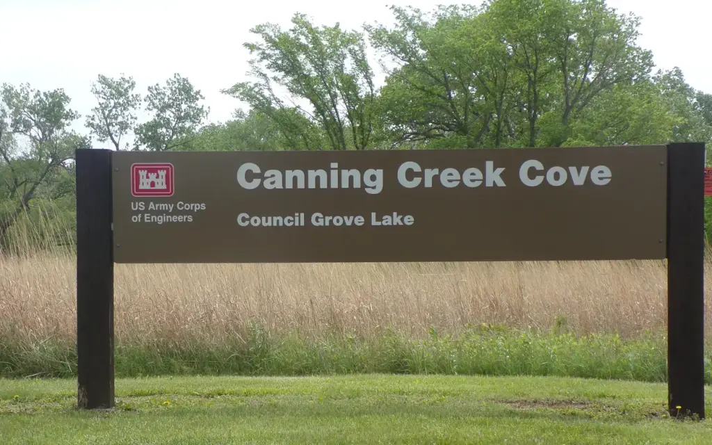 Canning Creek, an Army Corps campground