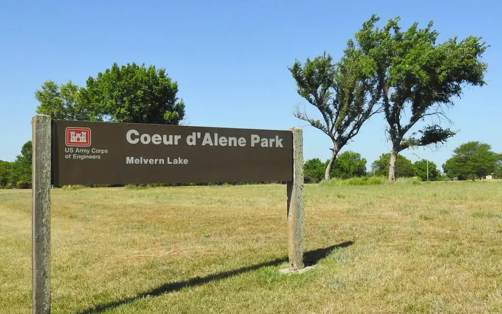 Coeur D'alene, an Army Corps campground