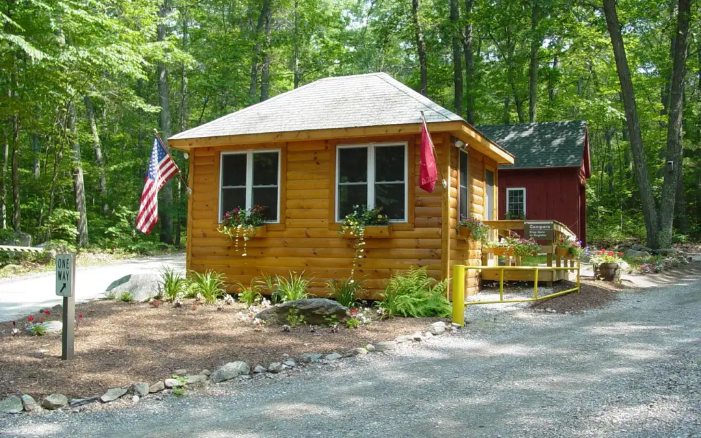 West Thompson Lake Campground, an Army Corps campground