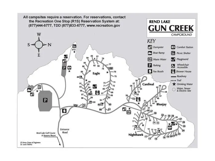 Gun Creek, an Army Corps campground