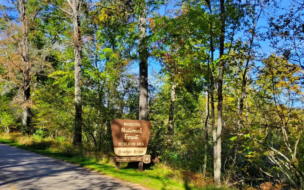 Bowman Bridge, a Forest Service campground