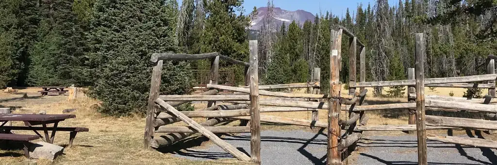 Quinn Meadow Horse Camp, a Forest Service campground