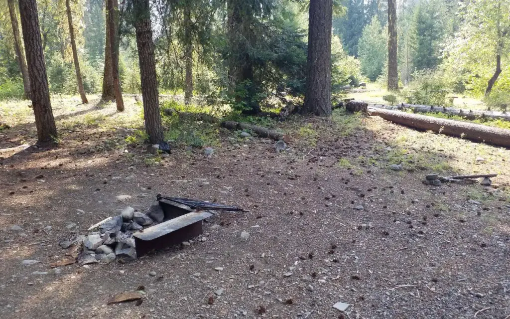 Cayuse Horse Camp, a Forest Service campground